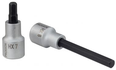 1/2" отверточная головка внутренний шестигранник 7 мм, 100 мм  PROXXON 23485 ― PROXXON