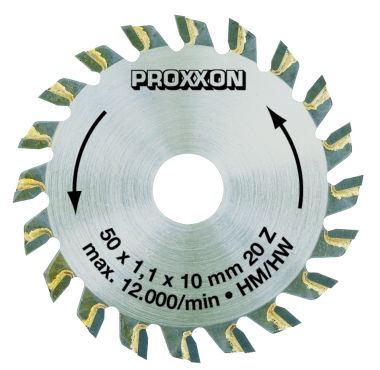 Диск с твердосплавными накладками,  50 мм, 20 зубьев 28017 ― PROXXON