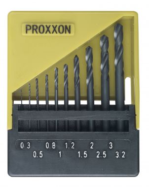 Набор спиральных сверл из быстрорежущей стали, 10 поз. PROXXON 28874 ― PROXXON